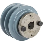 Cast Iron 3.35" Dual Groove Pulley Belt B Section 5l With 3/4" Sheave Bushing 2b. Fixed Price $95.91.