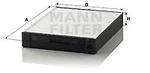 Mann-filter Cu 2647 Filter, Cabin Air For Hyundai Kia. Fixed Price $33.36.
