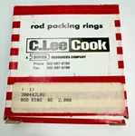 (box Of 2) Dover / Cook 200442lhu Rod Ring Bd 2" Packing Rings. Fixed Price $23.91.