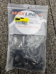 (qty 10) Maxline M8066 Compressed Air Tubing Wall Mounting Clips 1" Black Nylon. Fixed Price $24.26.
