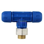 Rapidair Fastpipe 3/4" To 1/2" Fnpt Reducing Tee Fitting Compressed Air F1009. Fixed Price $42.95.