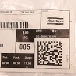 Atlas Copco Diaphragm Air Compressor 1613403600. Fixed Price $46.47.