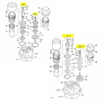 Leroi Dresser Replacement Valve Set With Gaskets For Model 550a. Fixed Price $442.00.