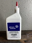 Johnson Controls F-1000-383 Compressor Oil 32 Fl Oz Bottle. Fixed Price $35.00.