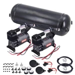 Cnraqr 3 Gallon Air Tank+air Compressor, Compressor. Fixed Price $263.49.