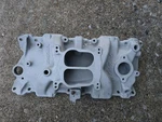 Vintage Edelbrock 2101 4barrel Intake Manifold Aluminum Chevy Sbc Holley 2 Q-jet. Fixed Price $119.99.