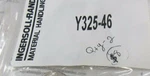 Ingersoll-rand Y325-46 O-ring Qty 2. Fixed Price $8.00.