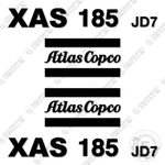 Fits Atlas Copco Xas185 Jd7 Decal Kit Air Compressor - 7 Year Outdoor 3m Vinyl!. Fixed Price $99.95.