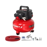 Ecomax Air Compressor 6 Gallon 150 Psi Pancake Portable Oil-free Tank With 10.... Fixed Price $175.16.