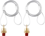 2 Pack Of 3/8" Npt Air Tank Drain Valve With 60" Cable,for Compressor. Fixed Price $15.99.
