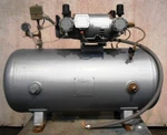 Gast 60 Gallon Compressed Air And Vacuum System, 7hdd-10-m853, 7hdd-69dtd-m702. Fixed Price $1800.00.