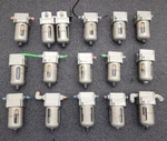 Lot Of 16x Smc Pneumatic Compressed Air Filter Assembly Nafm2000-n01-c. Fixed Price $99.99.