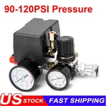 Air Compressor Pressure Switch Control Valve 90-120psi Regulator Gauge. Fixed Price $23.80.