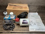 W.r. Brown Intermatic Pc410 Air Compressor 115 V 3.0 Amps 60 Hz & 2 Paasche Jars. Fixed Price $65.00.