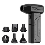 Compressed Air Duster,130000rpm Super Power Cordless Black. Fixed Price $44.79.