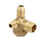 16mmx14mmx10mm Male Threaded Brass Air Gas Compressor Check Valve Gold Tone. Fixed Price $11.59.
