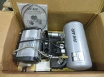 C196296 Gast Jun-air Of302-10b Oil-less Air Compressor (120v, 12.2bar, 10-liter). Fixed Price $500.00.