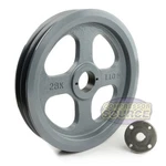 Cast Iron 10.75" Dual Groove Pulley Belt B Section 5l With 5/8" Sheave Bushing. Fixed Price $109.95.