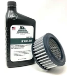 Rolair Oilsyn34 Air Compressor Maintenance Kit Partial Synthetic Oil Filter. Fixed Price $35.29.