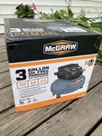 Mcgraw 3 Gallon 110 Psi Oil-free Portable Pancake Air Compressor 1/3 Hp New. Fixed Price $85.00.