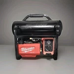 Milwaukee M18 Compressor Cordless 2gal Compact Quiet +5amp Battery. Fixed Price $300.00.