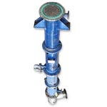 Used Hoffman Process 12" Dia. Stainless Steel Shell & Tube Heat Exchanger. Fixed Price $9794.00.