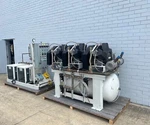 Xlnt Powerex 3x 7.5hp Oilless Reciprocating Piston Air Compressor Hankison Dryer. Fixed Price $18999.99.