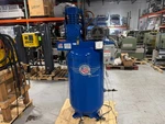 Quincy Qt 5 Air Compressor W/ 5hp Baldor Motor 80 Gal Tank Working Unit. Fixed Price $1850.00.