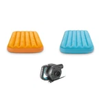 Intex Inflatable Air Bed Mattress W/ Bag (2 Pack)120 Volt Electric Pump. Fixed Price $209.99.