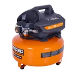 6 Gal. 150 Psi Portable Electric Oil-free Jobsite Pancake Air Compressor With Du. Fixed Price $127.33.
