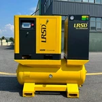 208-230v 3ph 7.5hp Rotary Screw Air Compressor W/asme 80gal Tank+air Dryer Vfd. Fixed Price $4967.08.