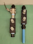 Compressed Air Supply Control Valve W/4 Hose Connections. 1000 Psi. New Open Box. Fixed Price $120.00.