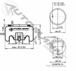 Automann Ab1dk23i-9270 Air Spring Rolling Lobe For Enhanced Suspension Stability. Fixed Price $168.95.