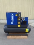2017 Quincy Qgs10 10 Hp Rotary Screw Air Compressor W/ Dryer & 120 Gallon Tank. Fixed Price $8000.00.