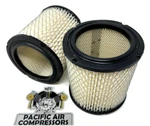 2 Pack - Solberg 18, Fe-003 Paper Air Filter Elements. Fixed Price $36.33.