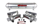 Airmaxxx 580 Chrome Air Compressors & 33" Seamless Raw Aluminum Tank. Fixed Price $793.07.