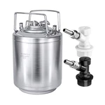 Tmcraft 2.6 Gallon Mini Ball Lock Keg, Stainless Steel Double Post .... Fixed Price $131.31.
