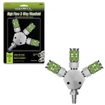 Legacy Manufacturing Flexzilla Pro High Flow 3-way Manifold. Fixed Price $49.95.