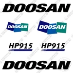 Fits Doosan Hp915 Decal Kit Air Compressor - 7 Year Outdoor 3m Vinyl!. Fixed Price $224.95.