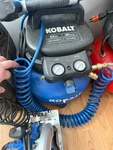 Kobalt 6-gallon Single Stage Portable Pancake Air Compressor - 0210644b. Fixed Price $125.00.