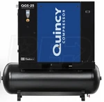 2024 New Quincy Qgs-25 Rotary Screw Air Compressor 25 Hp W Dryer & 120 G Tank. Fixed Price $22995.00.