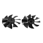 1100w/1500w 135mm Dia 9 Fan Air Compressor Blade Replacement Black 2pcs. Fixed Price $15.08.