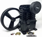 Campbell Hausfeld Speedaire Cast Iron Pump W/ Flywheel & Oil Model 4b221, 4b245. Fixed Price $372.61.
