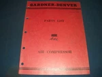 Gardner Denver Air Compressor Parts Manual Book Catalog Vc-117. Fixed Price $17.99.