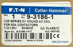 Eaton Cutler Hammer 9-3186-1 C25 Series D1 Ac Coil 100 120 Vac 9 3186 1 50-60hz. Fixed Price $16.00.