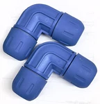 Lot Of 2 Blue Rapidair Fastpipe 1 Elbow F2003x. Fixed Price $48.00.