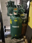 Fs Curtis 80gal 5hp Mdl 5e2vt8up Simplex Ultrapack Air Compressor W/ Dryer. Fixed Price $3250.00.