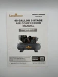 Landhonor 40 Gallon 2-stage Air Compressor Manual Lhr-gac40y. Fixed Price $19.99.