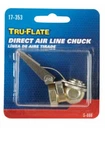 New Plews Tru-flate 17-353 Air Line Compressor 1/4" Female Clip On Ball Chuck. Fixed Price $4.99.