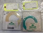 Pair (2) Sullair 240621-007 40541 Gasket Diaphragm Air Compressor. Fixed Price $28.89.